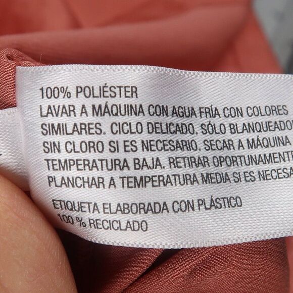 A NEW DAY BURNT ORANGE SHORT SLEEVE ROUND NECK WORK OFFICE TOP SIZE MEDIUM - Picture 3 of 7